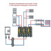 RDG-1003-012501 ROMMER Насосная группа с 3-х ходовым приводным смесителем 1 без насоса, левая