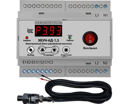 Электронный блок управления насосом ЭБУН-6Д-1,5-65-10